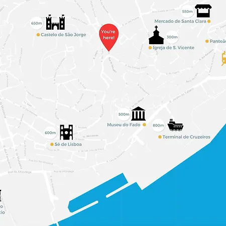 דירה Alfama Vibes *